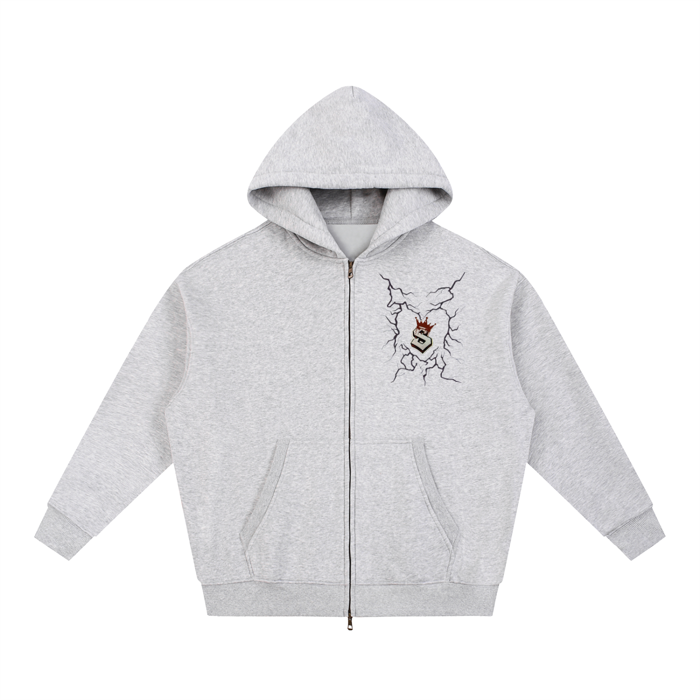Essential Oversized Fleece Boxy Hoodie