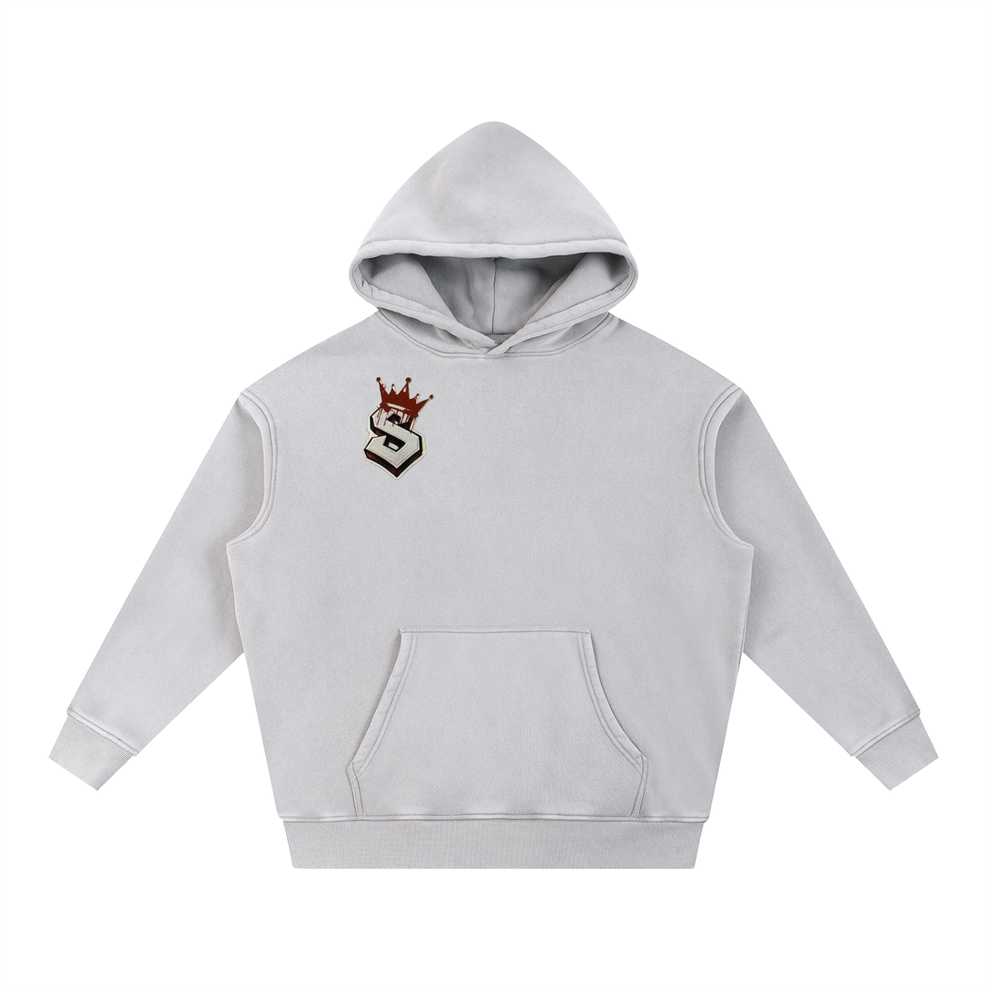 Snow Wash Fleece Oversize Hoodie
