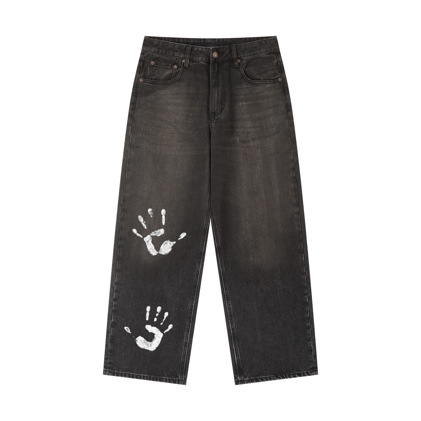 Vintage Wash Heavyweight Denim Jeans