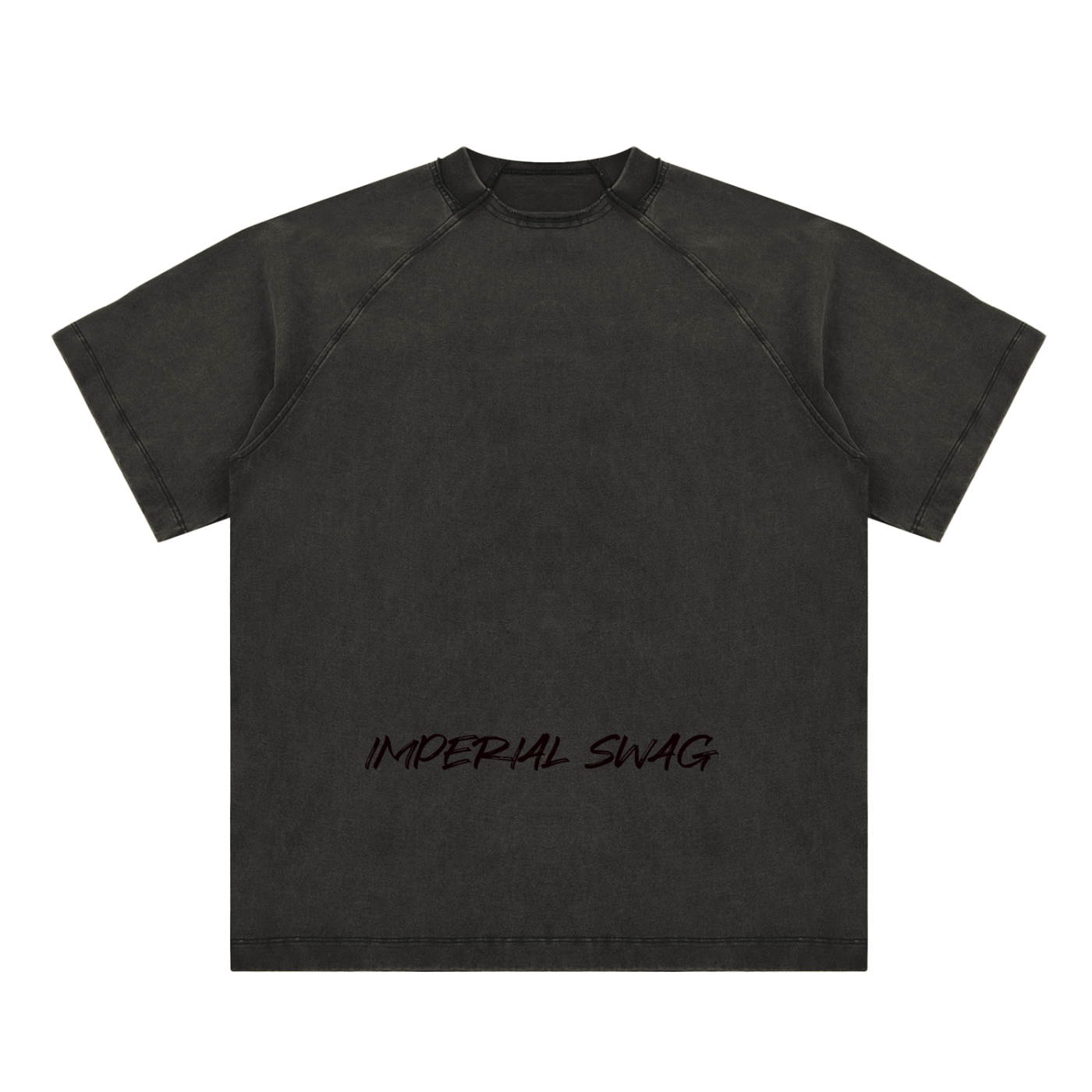 Vintage Washed Raglan Cotton T-Shirt