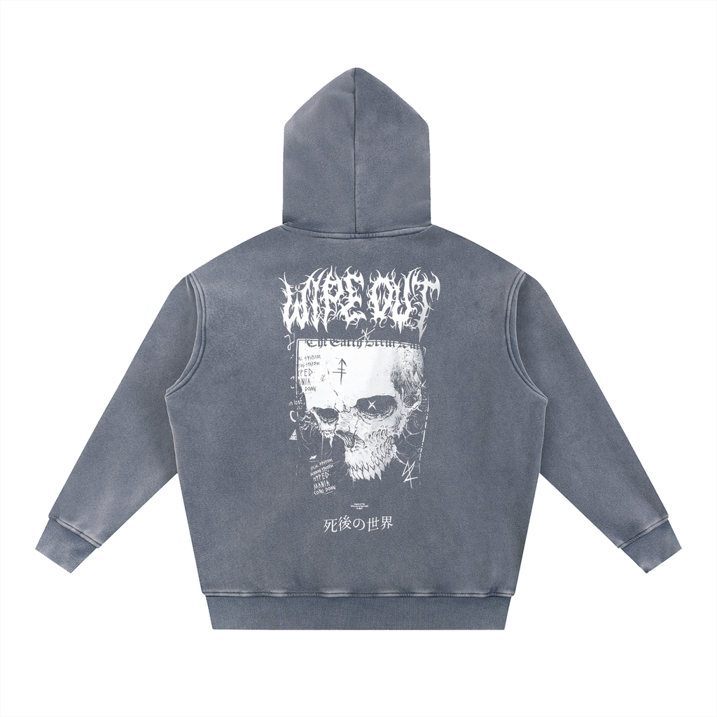 Snow Wash Fleece Oversize Hoodie