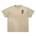 Hand-Frayed Sunfade Paint Splatter T-Shirt