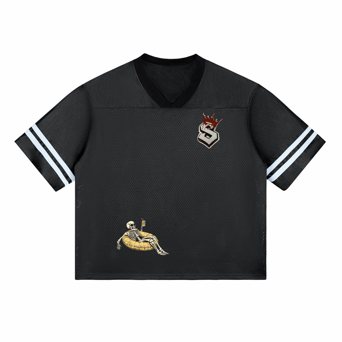 Taped Mesh T-Shirt