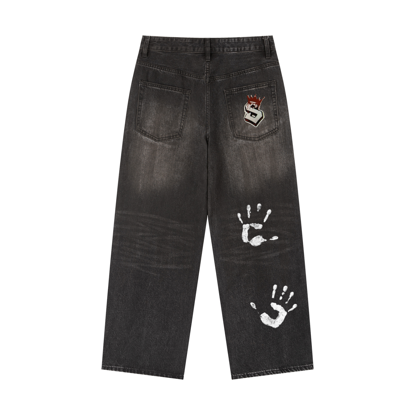 Vintage Wash Heavyweight Denim Jeans