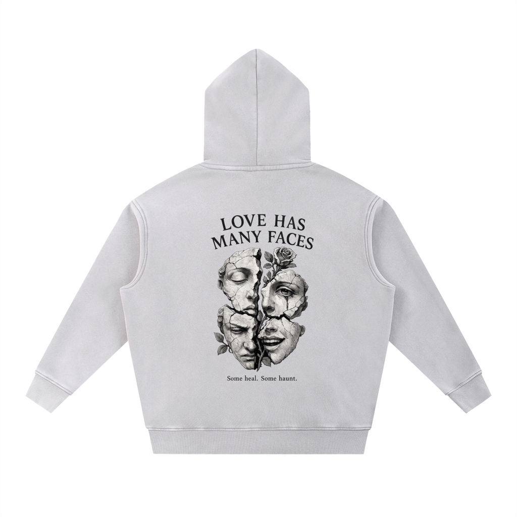 Snow Wash Fleece Oversize Hoodie