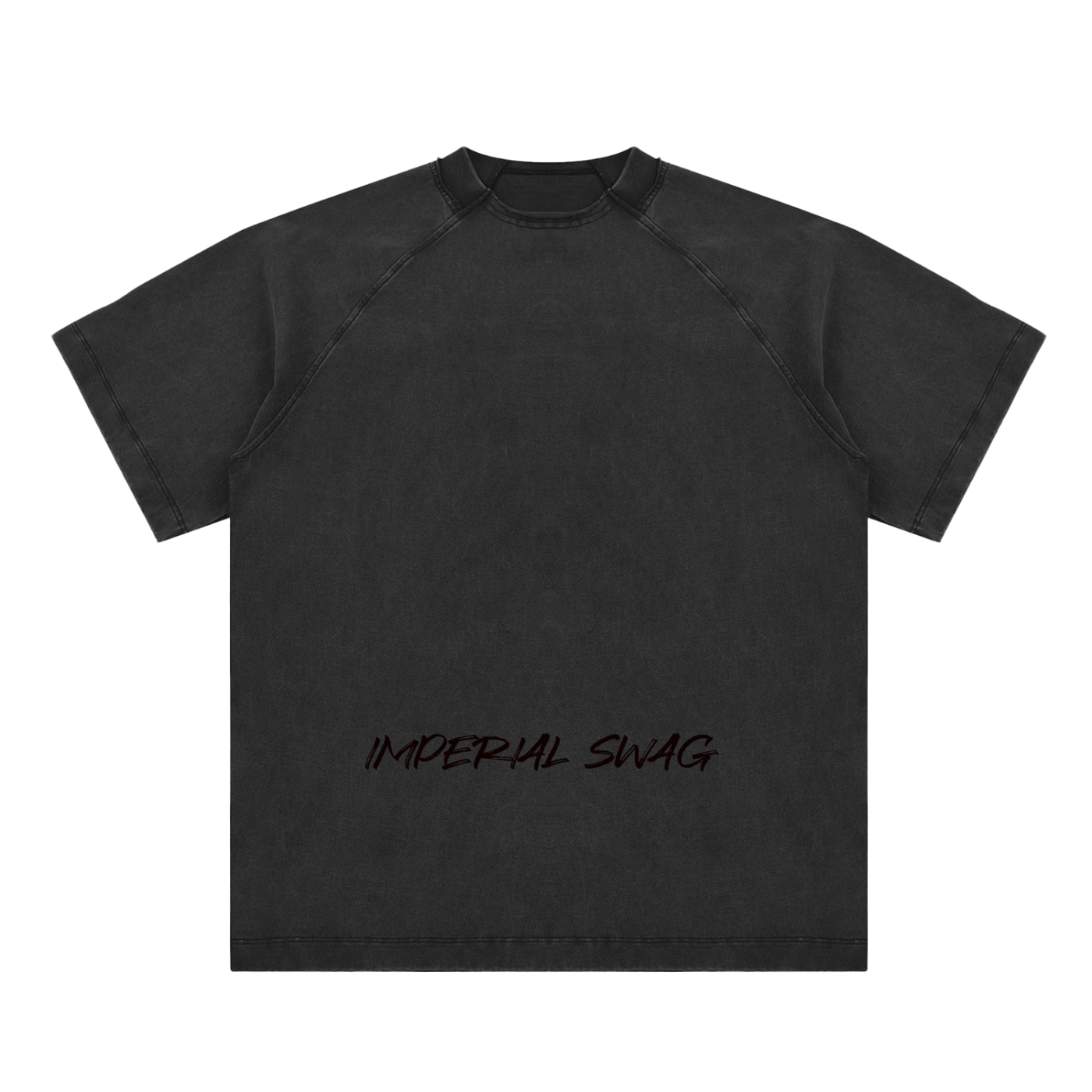 Vintage Washed Raglan Cotton T-Shirt