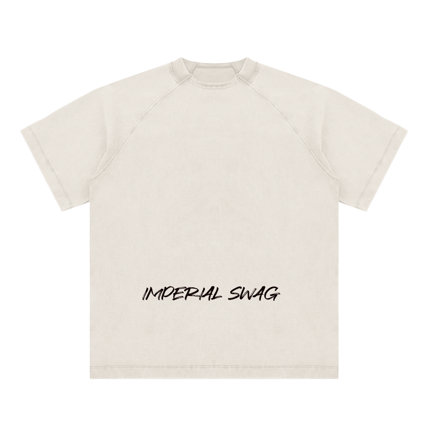 Vintage Washed Raglan Cotton T-Shirt